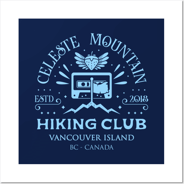 Celeste Mountain Hiking Crest Wall Art by Lagelantee